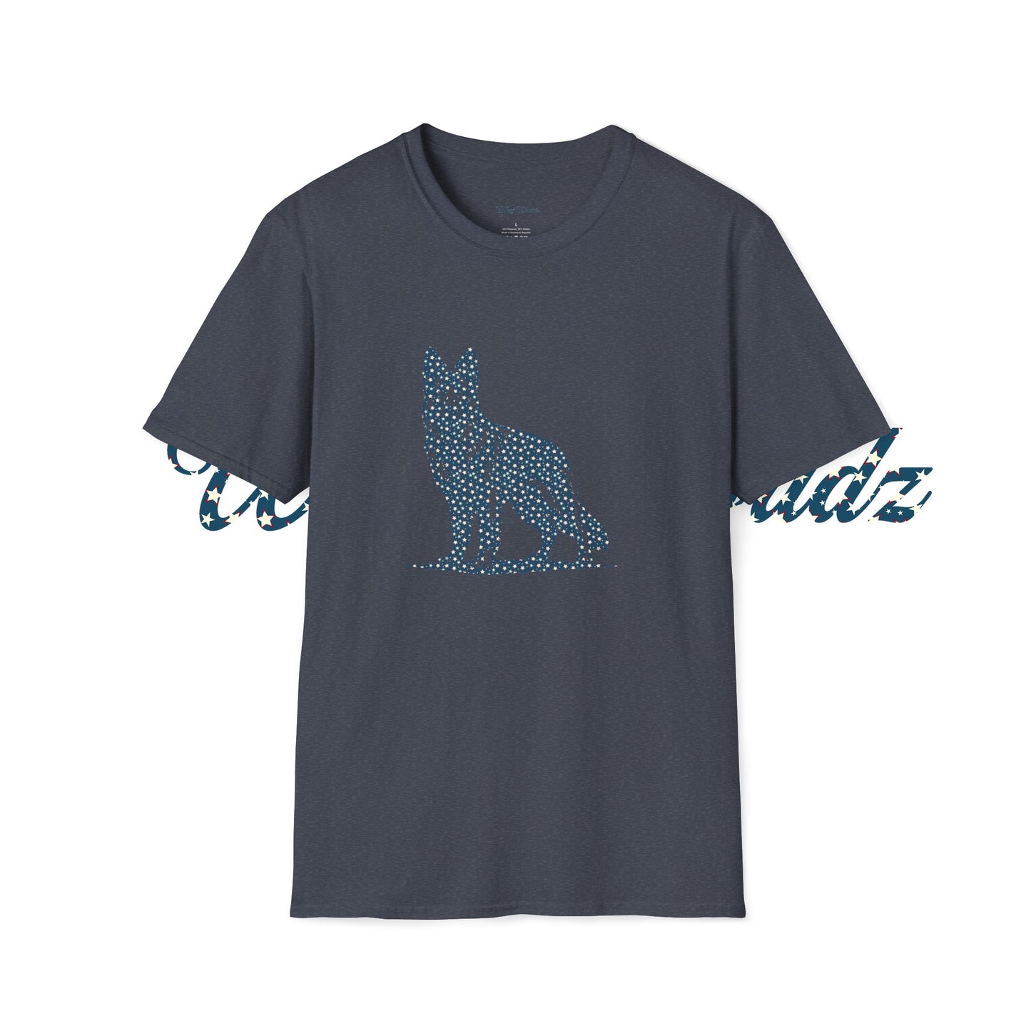 German Shepard - American Stars - Unisex Softstyle T-Shirt